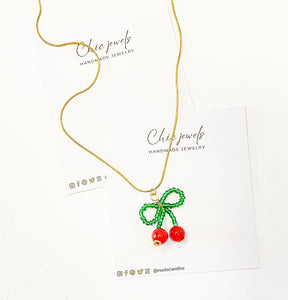 Cherry necklace