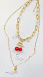 Double Cherry necklace