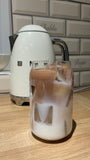 Iced latte coffee candle