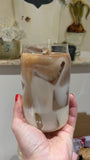 Iced latte coffee candle