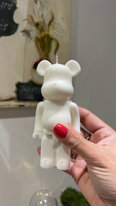 Soy wax bear brick candle